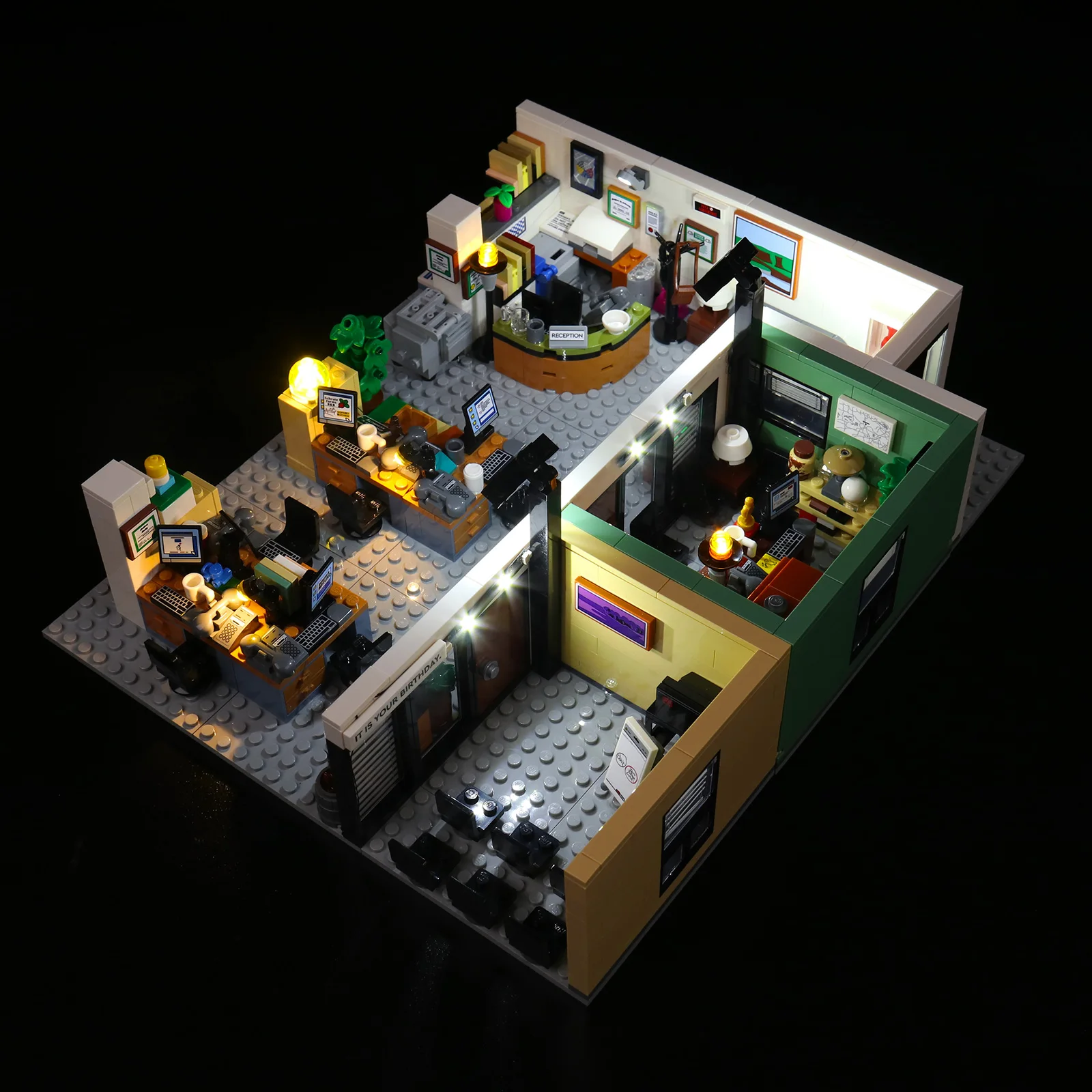 Vonado Building Blocks Light For 21336 The Office (NOT Include the Model) LED Lighting Accessories DIY Toys