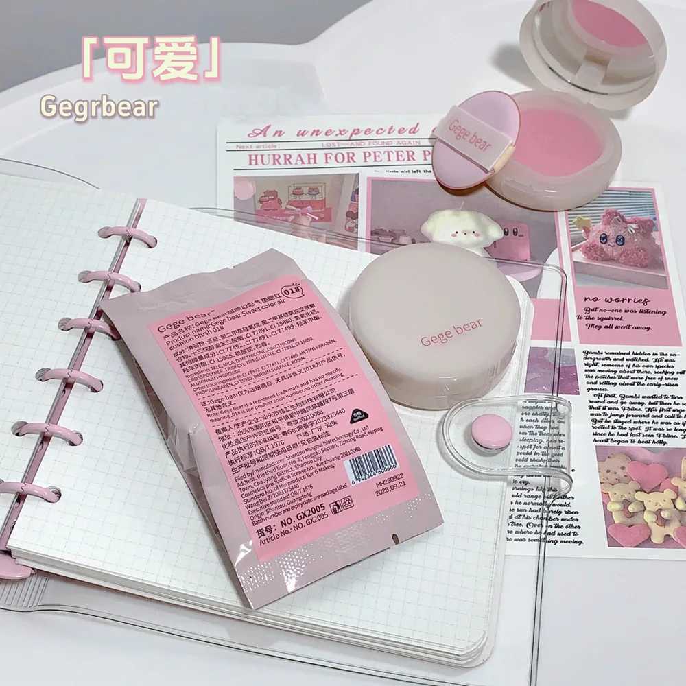 Sweet Color Gege Bear New Design Cushion Blusher Matte Natural Brightening Long-lasting Makeup Powder Blush CreamXJ241111