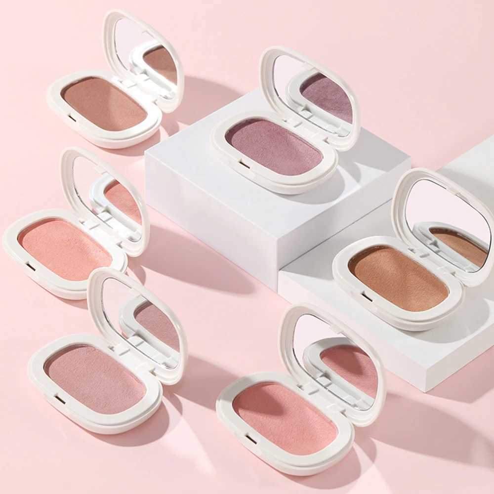 Single Color Blush Silky Texture High Color Rendering No Powder Feeling Low Saturation Long-lasting Natural Matte Blush CreamXJ241111