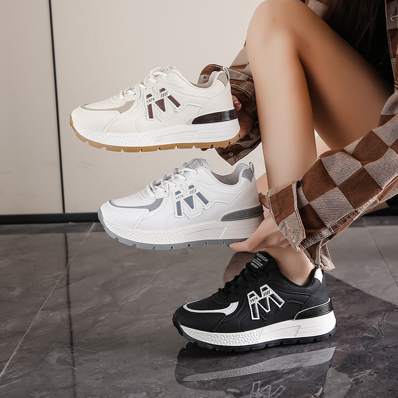 Designer Breathable Sneakers 2024 Casual Platform Shoes | Black, Grey, Brown dh910320090