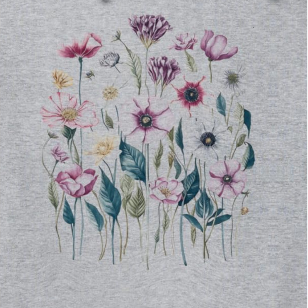 Hoodie for Mens Womens Wildflower Floral Botanical Nature Design Gardener Gift Pullover Hoodie Graphic Hoodies sweatshirt