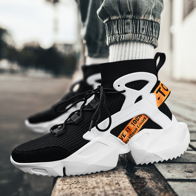 New Arrival Mens Lightweight Basketball Shoes Trendy Non-Slip Wearable Sports Shoes Outdoor Training Athletic Tennis Shoes