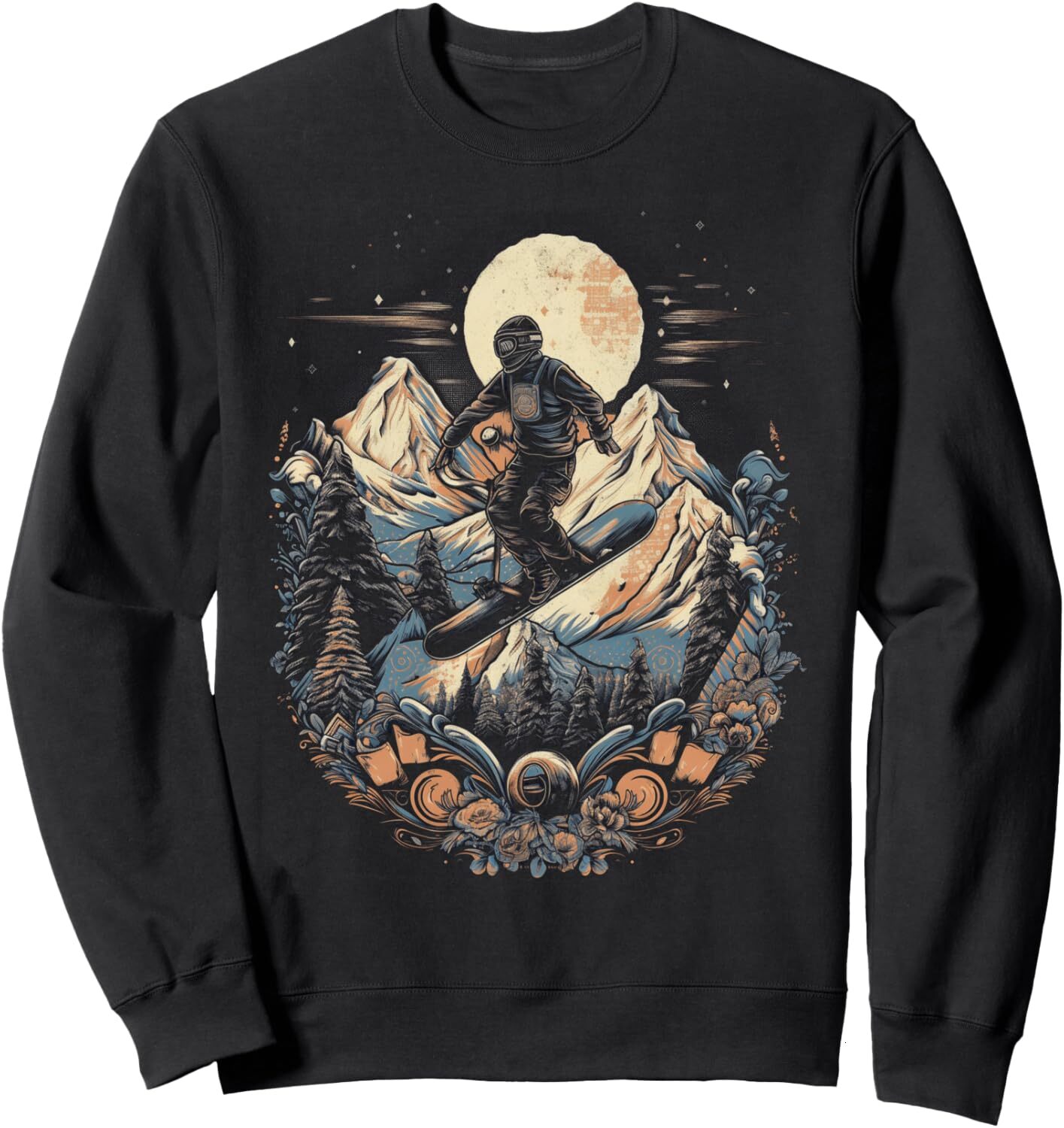 Long Sleeve Shirts for Men sweatshirt Snowboard Snowboarder Snowboarding Graphic Tee for Men Women Sweatshirt T shirt Tee Streetwear Casual tops cloth