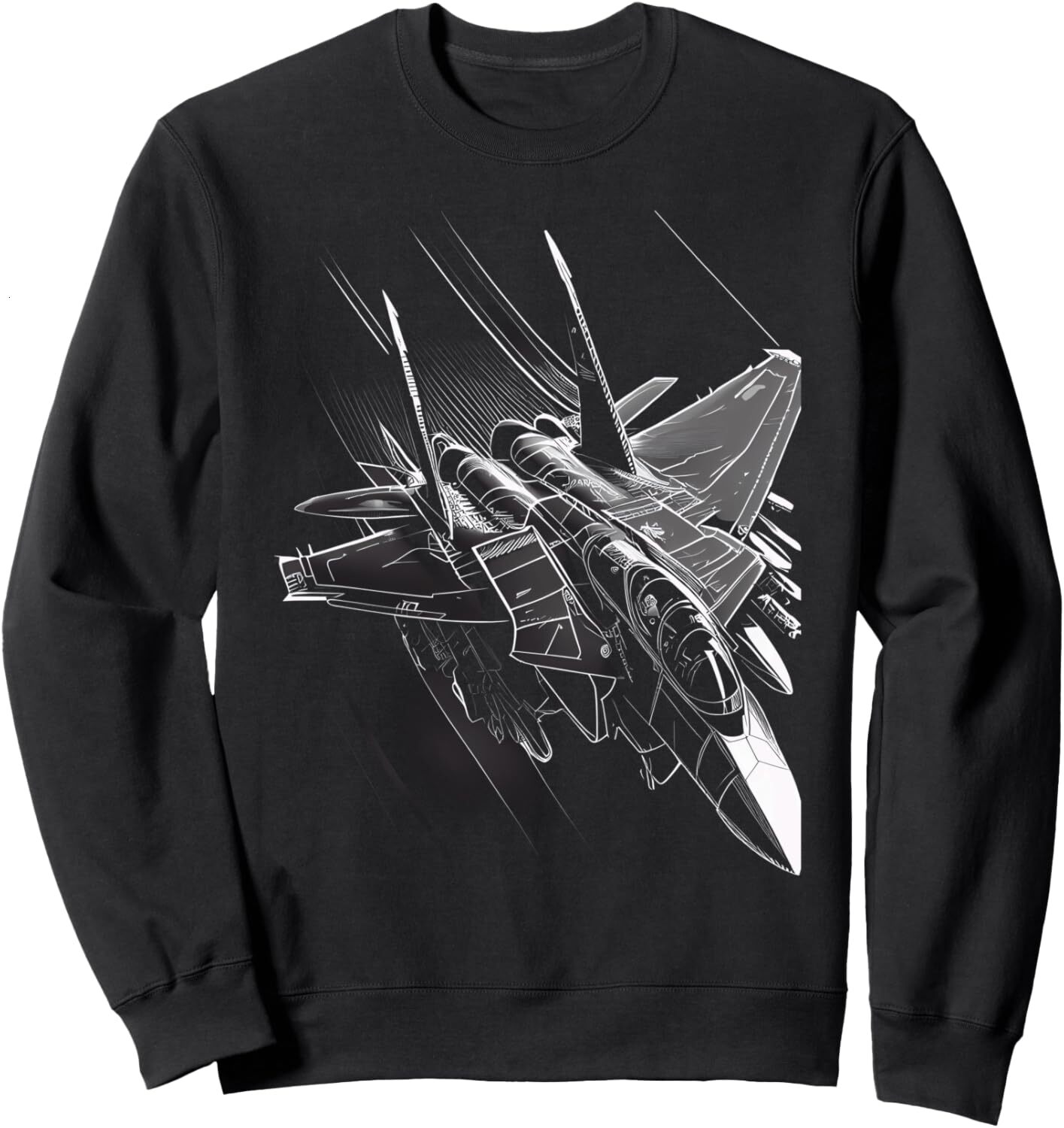 Long Sleeve Shirts for Men sweatshirt Military's Jet Fighters Aircraft Plane Graphic Tees Sweatshirt T shirt Tee Streetwear Casual tops clothes