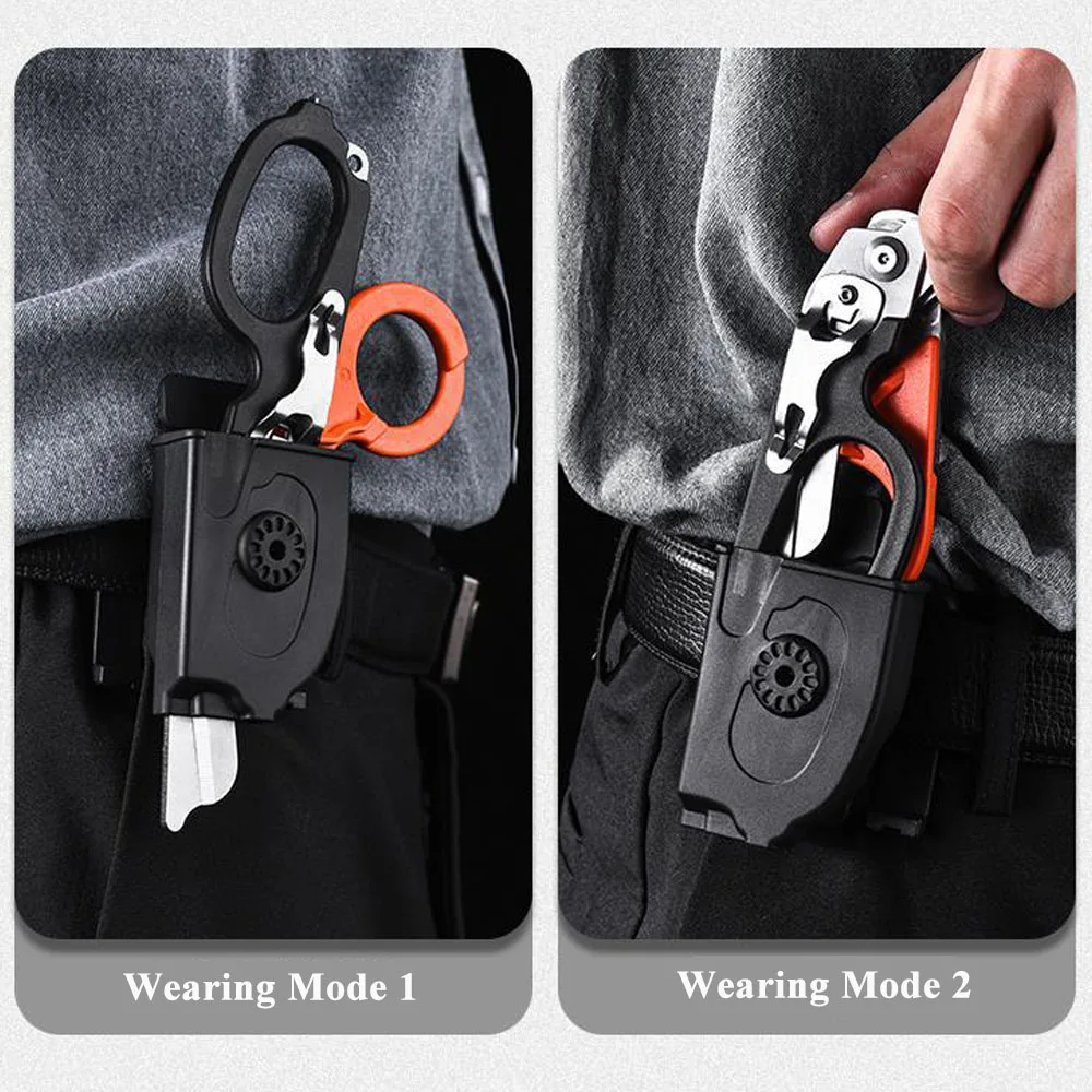 Survival Equipment Trauma Shears Rescue Scissors Tactical First Aid Kit Folding Multitool Paramedic Scissors EDC Hand Tools