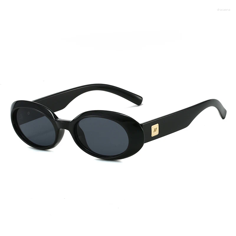 Sunglasses Classic Small Oval For Men And Women Minimalist Retro Shades Street Style