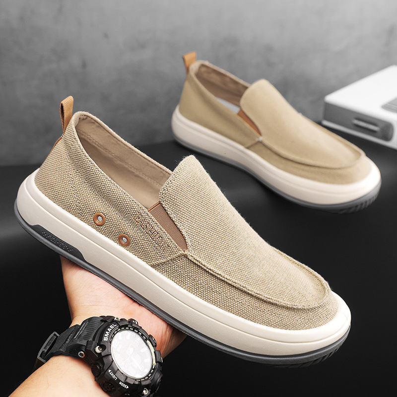2024 Spring/summer New Casual Men's Trendy Versatile Sailing Breathable Durable Lightweight Canvas Shoes