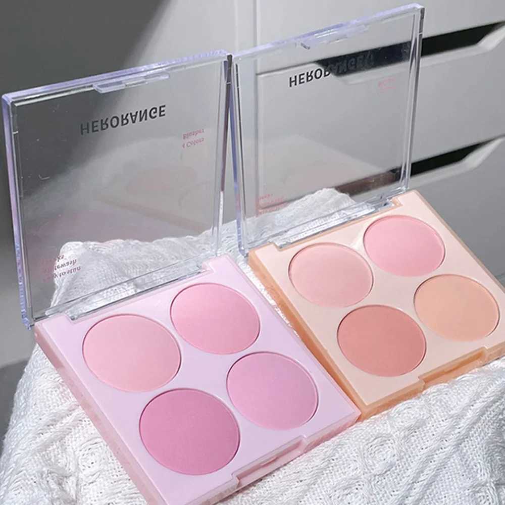 4 Colors Blush Powder Face Makeup Set Mixed Sweet Warm Colors Matte Cheek Powder Facial Beauty Cosmetic Makeup BlushXJ241111