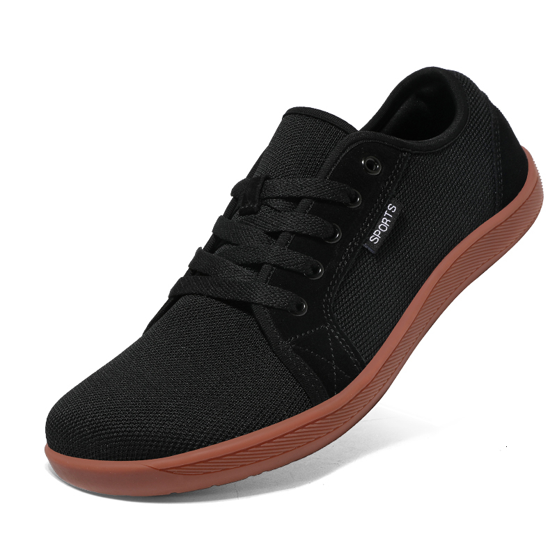 Men Toe Box Women S Canvas Barefoot Shoes Wide Width Sneakers Minimalist Footwear Ddmycat
