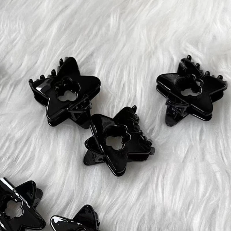 Star Hair 2025 Clips Sweet Hollow Star Hair Claw Barrettes Hair new Catch Clamps Daily Wearing Party Accessories for Womens Girls