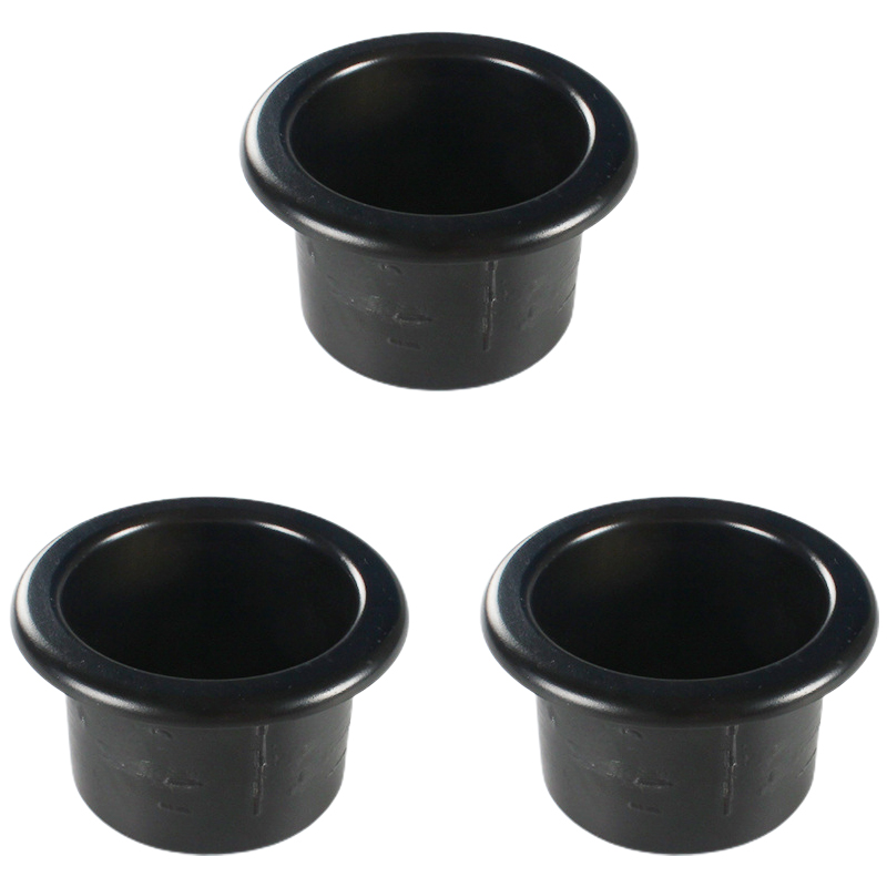 Black Car Cup Water Drink Holder Recessed For RV Car Marine Boat Trailer Plastic Cup Holder Auto Interior Accessories