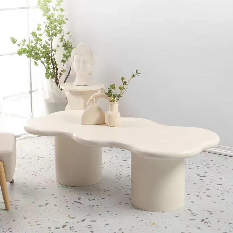 Nordic Irregular Low Table Bistro Simple Shaped Cloud Coffee Table Small Apartment Candyshaped Table Outdoor Furniture HY50CT