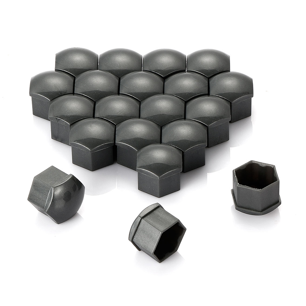 20pcs 17mm Car Wheel Nut Covers Universal Plastic Bolt Caps Auto Accessories For Audi Skoda Volkswagen VW Golf MK4 Bora Passat