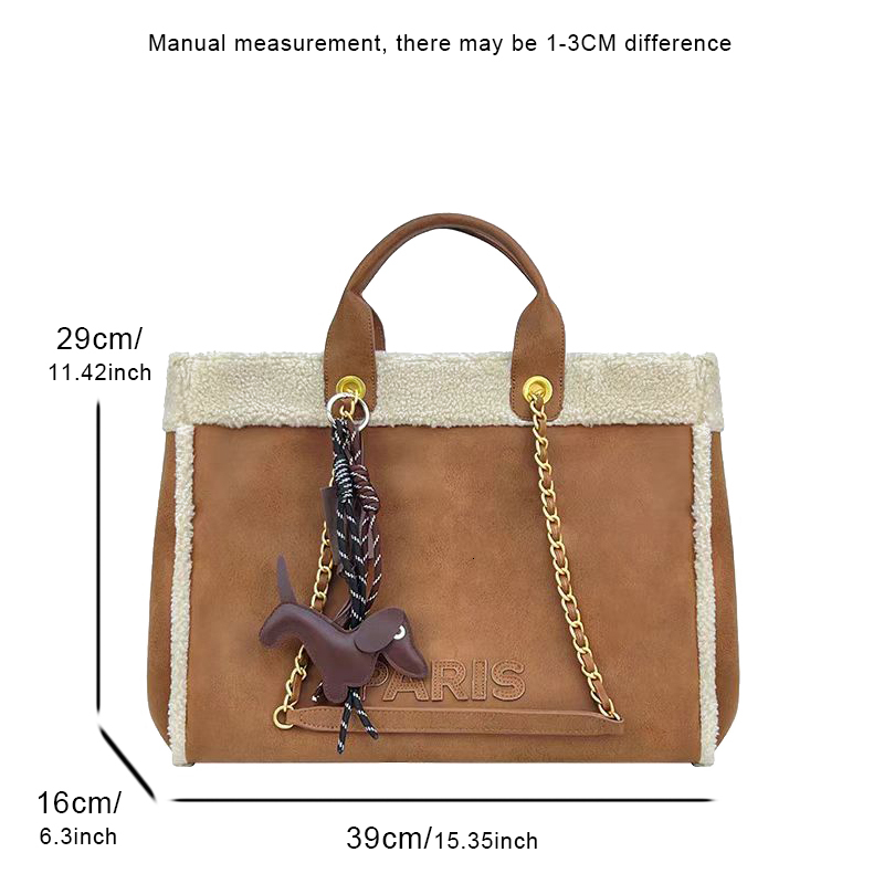 Ladies Fashion Shoulder Bag Women's Handbag New Style Retro Plush Autumn Winter Handbags High Quality Bags Trend Y2k Feather BagVoyage