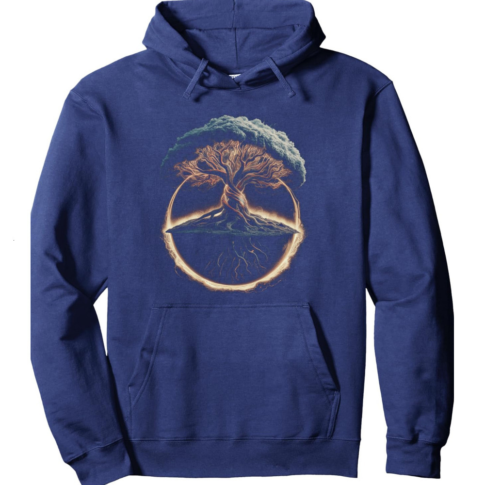 Hoodie for Mens Womens Life Roots Nature Earth Day Gift Idea Graphic Tees Pullover Hoodie Graphic Hoodies sweatshirt