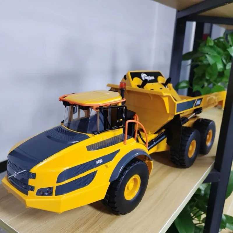 Free shipping Electric/RC Large RC truck 1 20 Double E E591 A40G Rc Dumper Cars Trucks Remote Control Tractor Articulated Dump Engineering Car toys
