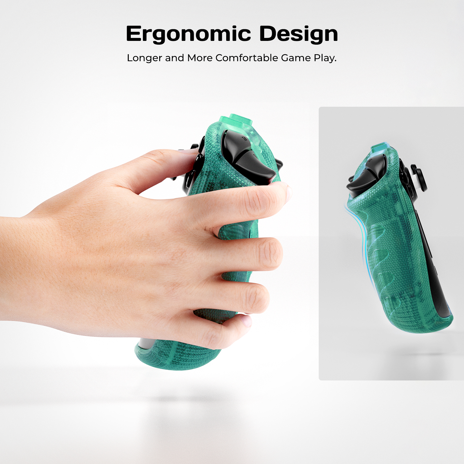 3 in 1 Protective Case for Steam Deck with Kickstand,TPU Modcase with Kickstand and Front Cover for Valve Steam Deck Accessories