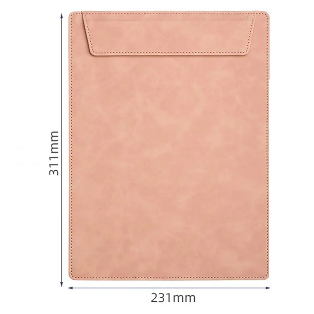 Office Stationery Supplies Clipboard A4 Paper Blotter Holder Magnetic File Folder PU Leather Drawing & Writing Pad Clip Board