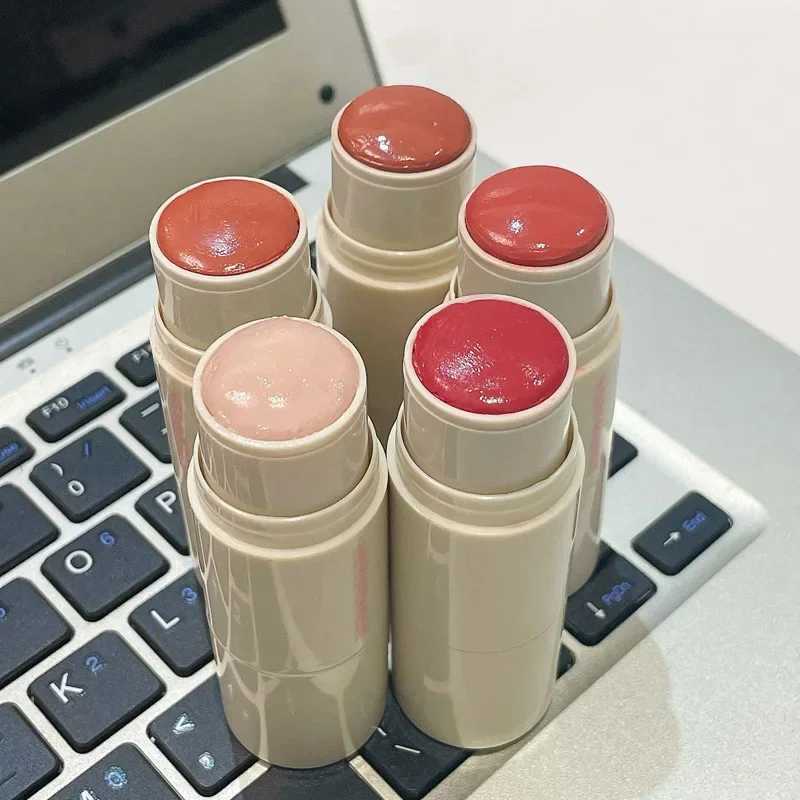 Double-ended Blush Stick Soft Face Brightening Highlight Blusher Stick Peach Pink Water Light Cheek Tint Korean Makeup CosmeticsXJ241111