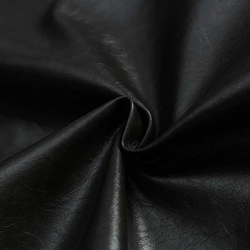 American street leather jacket mens loose casual fashion street leather hooded bomber jacket autumn coat W241111