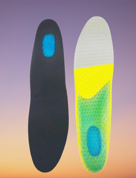 Gel Orthopedic Insoles Honeycomb Heel Shock Absorption Sport Insole For Women Men