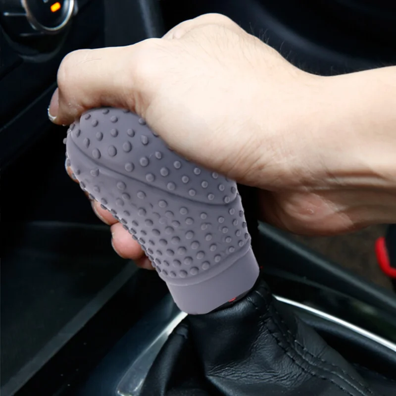 Universal Car Manual Gear Shift Cover Non-Slip Silicone Knob Sleeve Gear Shift Grip Protective Covers Car Interior Accessories