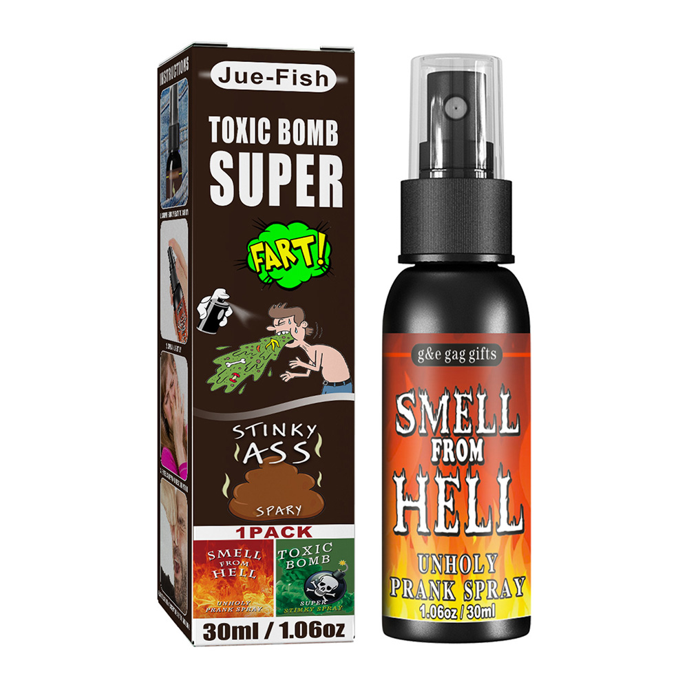 30ML Liquid Fart Gag Prank Toy Smelly Stinky Gags Fart Spray Extra Strong Joke Toys For Adults Or Kids Smells Like Real Fart