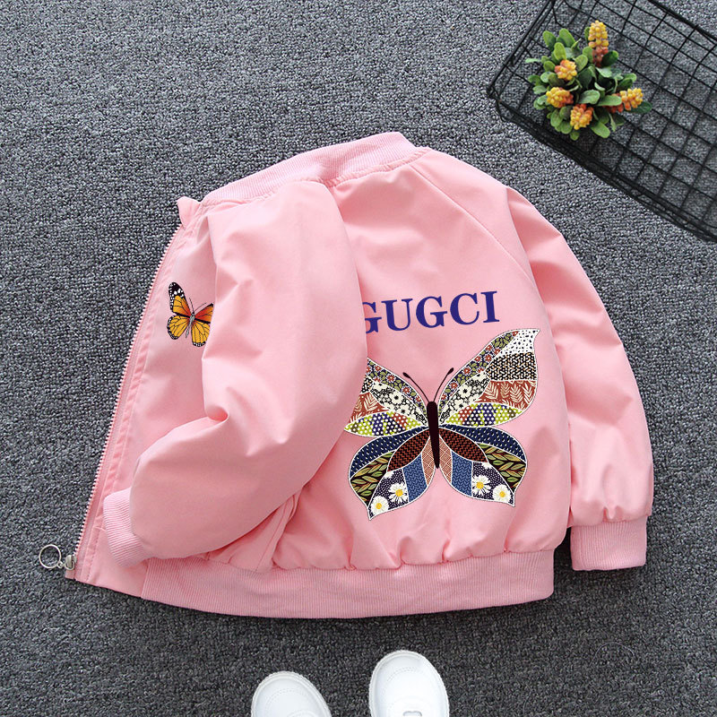 Girls' outerwear Spring and Autumn 2024 new style Spring and Autumn children's windbreaker Children's clothing free shipping