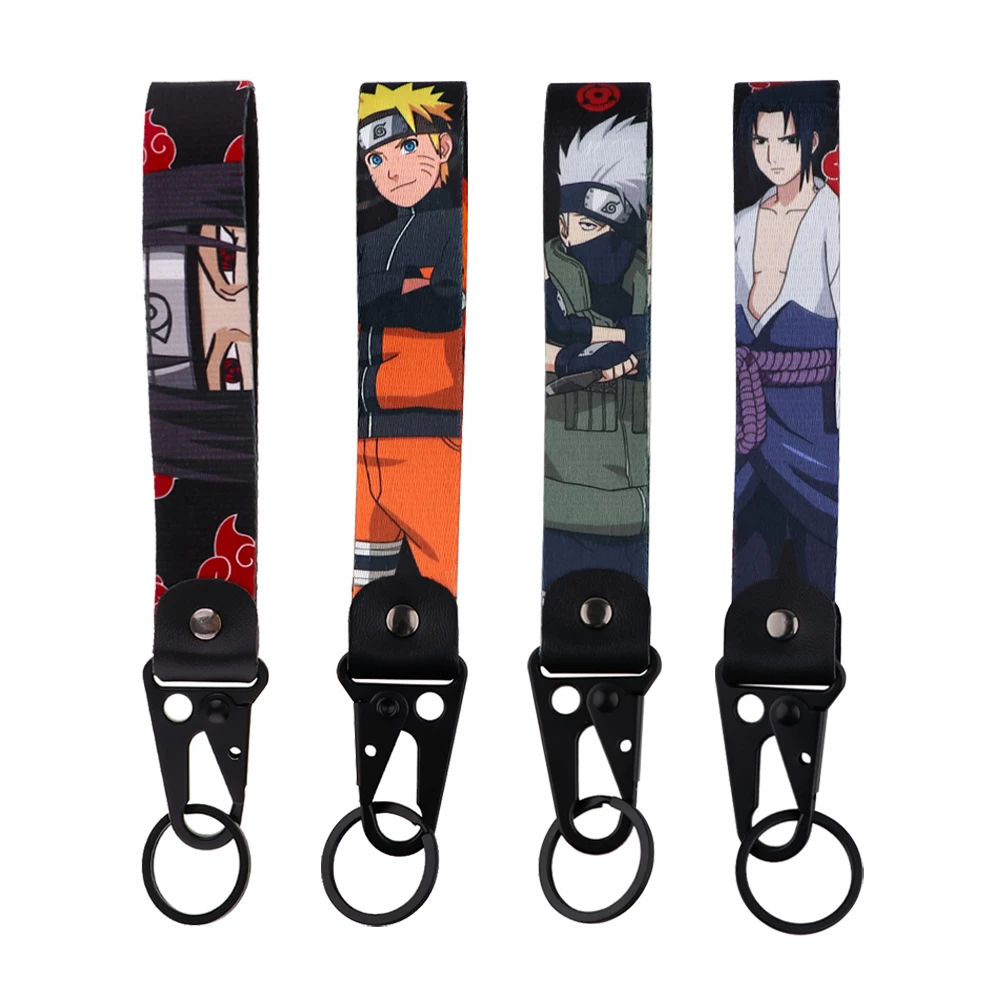 Japan Anime Wrist Lanyard Cars Motorcycles Keychain Short Strap Keys Cord DIY Hang Rope Backpack Pendant Cosplay Accessories