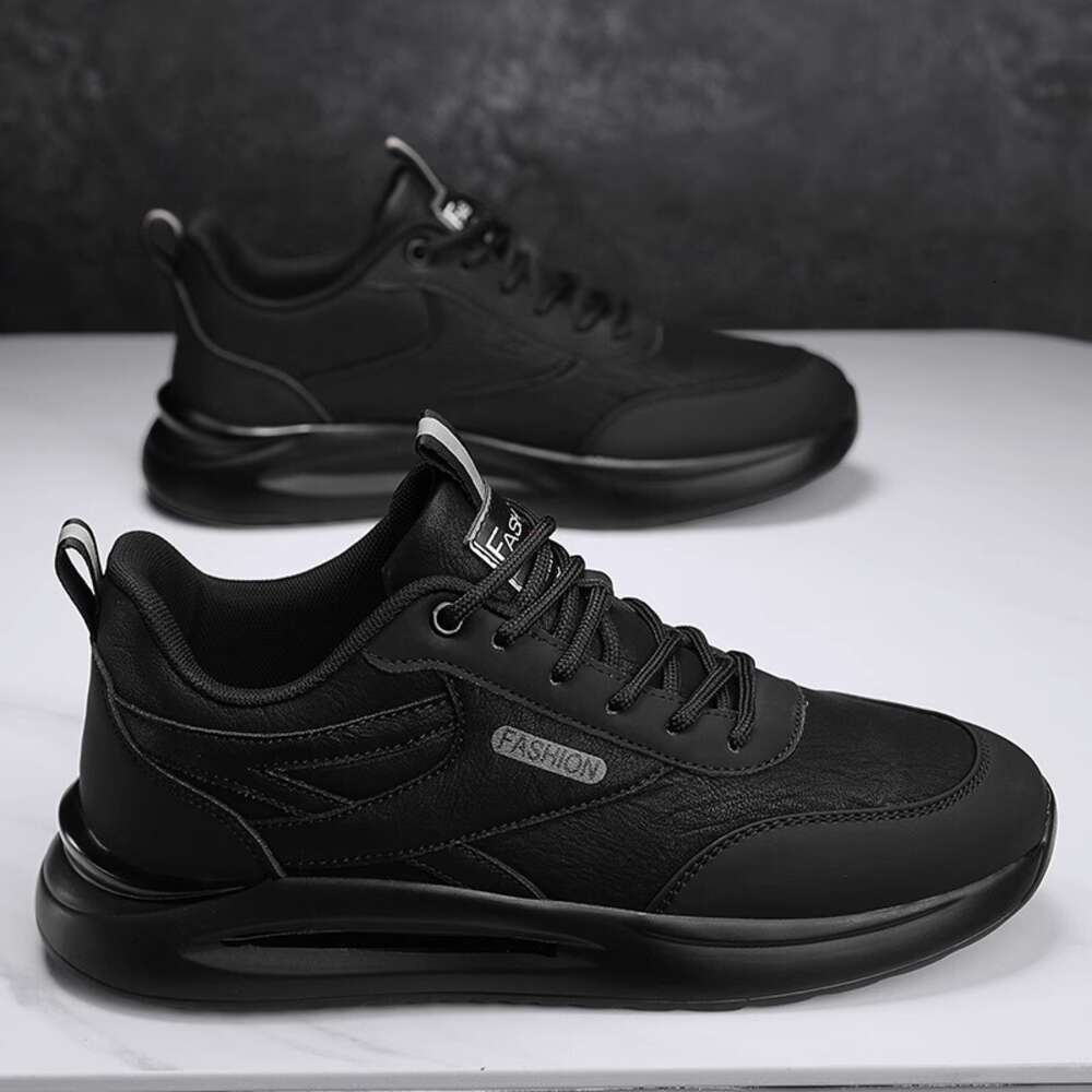 Ddmysports Labor Protection Shoes Autumn Men S Construction Site Work Anti Slip Wear Resistant Leather Surface Waterproof Trendy For OUTDOOR