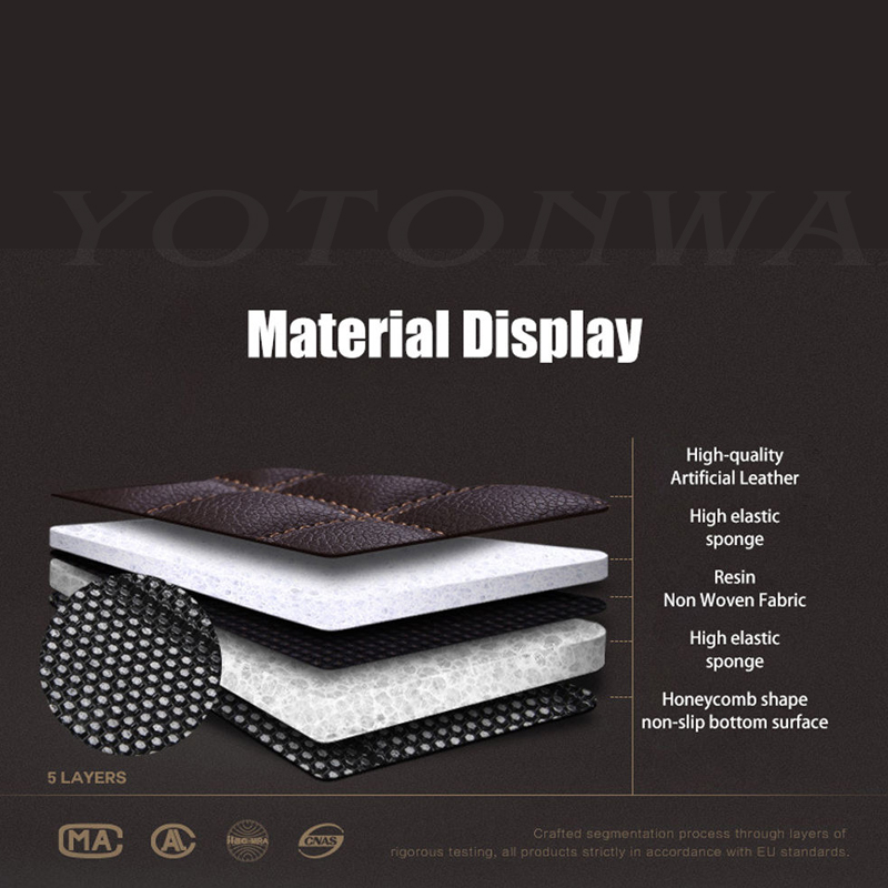 Waterproof Custom Leather Floor Mats + Trunk Mat For Bentley All Models Mulsanne GT BentleyMotors Limited Car Accessories