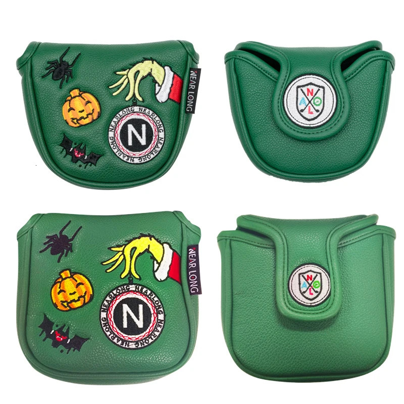 Golf Mallet Blade Putter Cover Headcover Multi Style Color Pattern Magnetic Closure Club Supplies 240411
