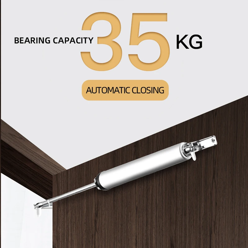 Automatic Spring Door Closer 90 Degrees Positioning Stop Buffer Speed Adjustment Door Closing Device Furniture Door Hardware