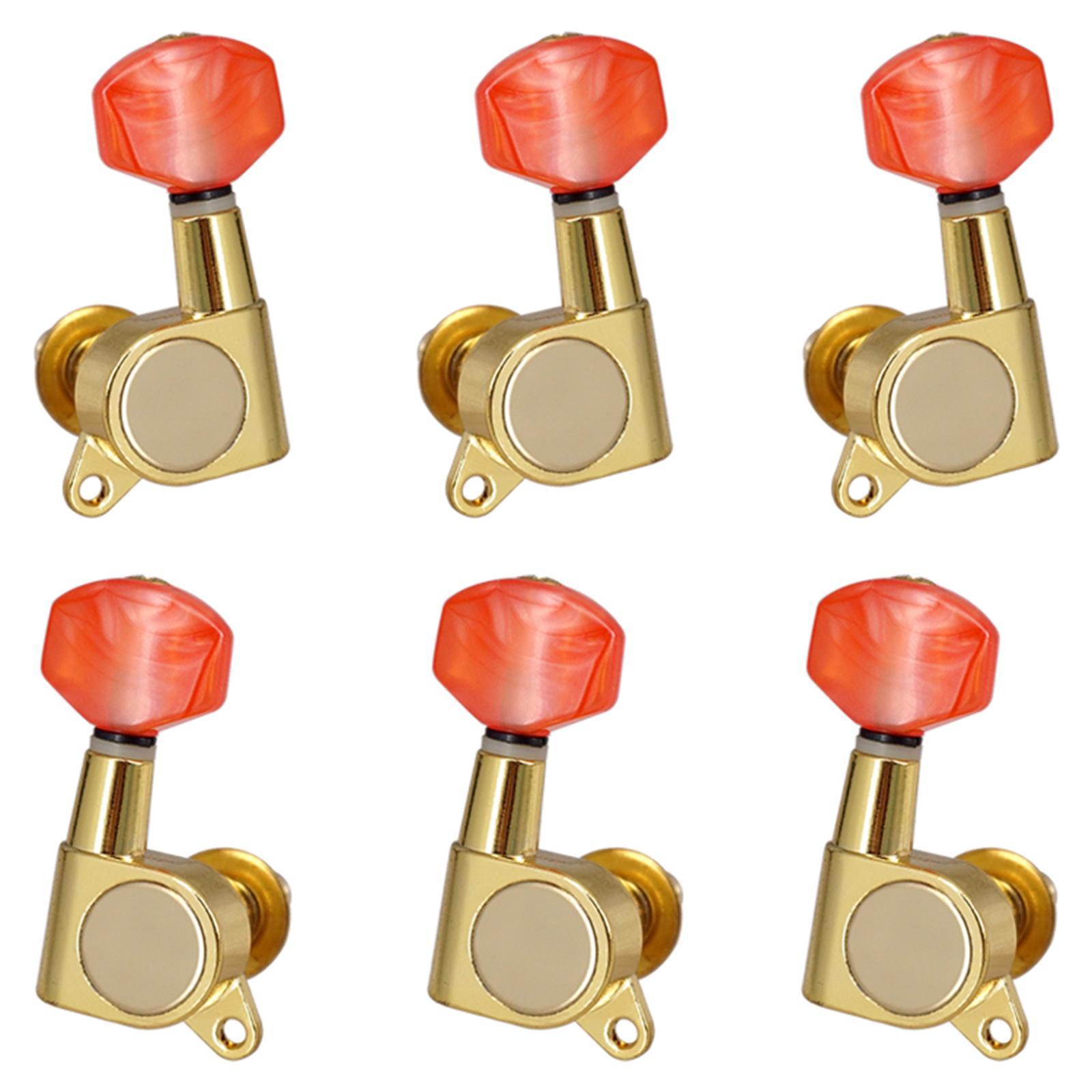 Tuner Locking Durable Metal Set For ddmysmile Acoustic Guitar - 6 Pieces Smile -