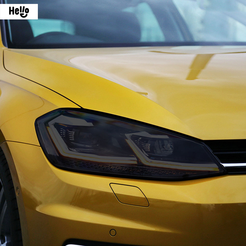 Car Headlight Tint Black Protective Film Taillight Transparent TPU Sticker For Volkswagen VW Golf 7 MK7 2012-2019 Accessories