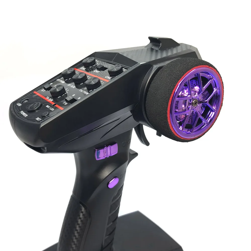 YSIDO 2.4G YS7 7CH Remote Control Digital Radio Transmitter with Receiver for 1/10 1/8 Crawler Controller RC Boat Car