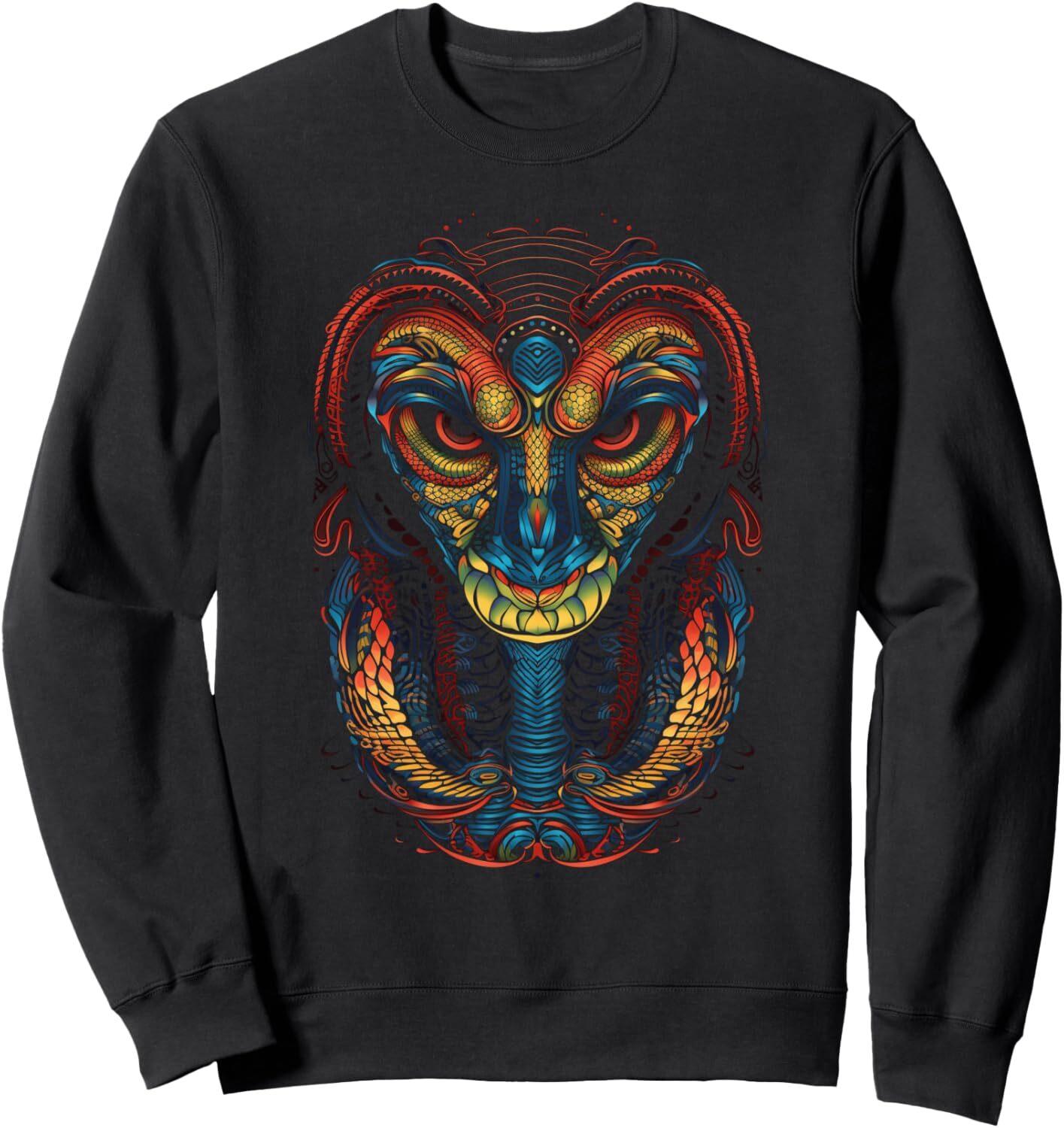 Long Sleeve Shirts for Men sweatshirt Graffiti Pop Art Of Cobra Snake Animal Graphic Tees Sweatshirt T shirt Tee Streetwear Casual tops clothes
