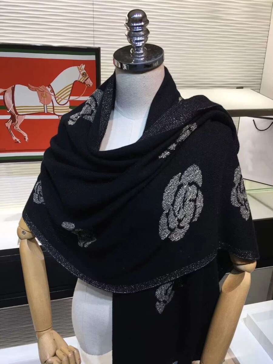 autumn and winter Women's Imitation Cashmere for Decoration Shawl Double sided printing Scarf