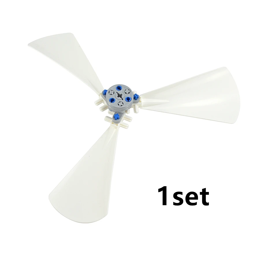 Compatible 89509 EV3 MOC Technical Propeller Parts The Wind Fan Blades Building Block Accessories Toys For Children Gifts