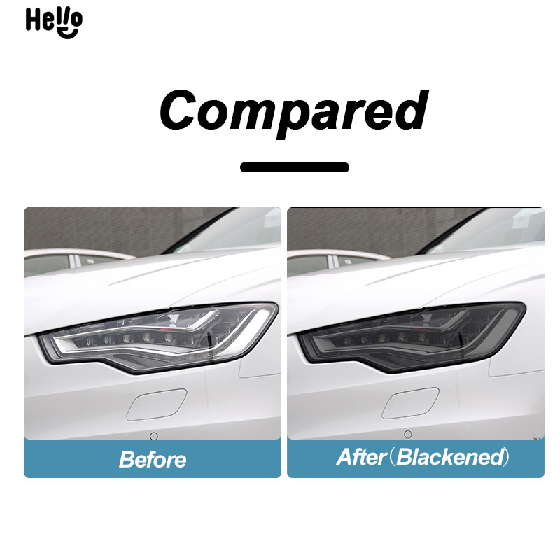 Car Headlight Tint Black Protective Film Taillight Transparent TPU Sticker For Volkswagen VW Golf 7 MK7 2012-2019 Accessories