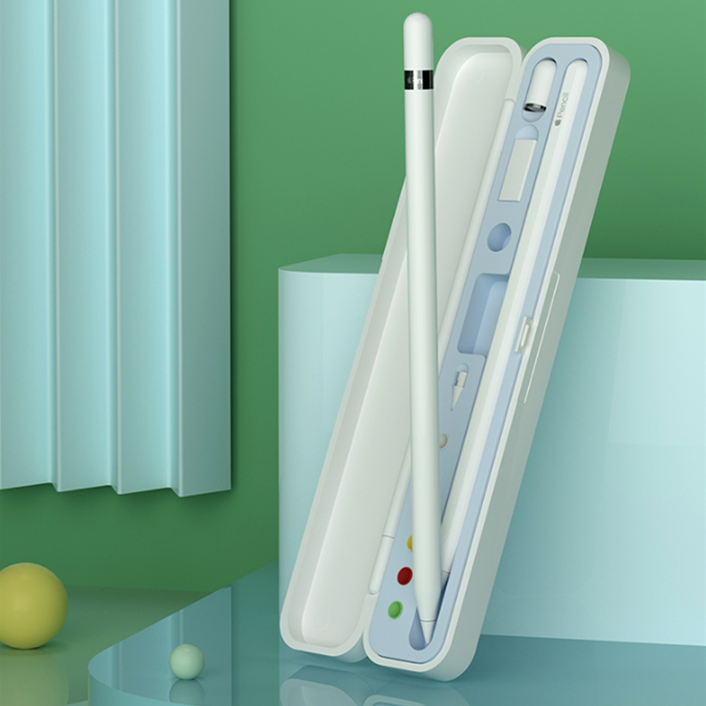 For Apple Pencil Box 1/2 ipad Pencil Case Touch Pen Cover Portable Holder Nib Tips Storage Box Case iPencil Accessories stylus
