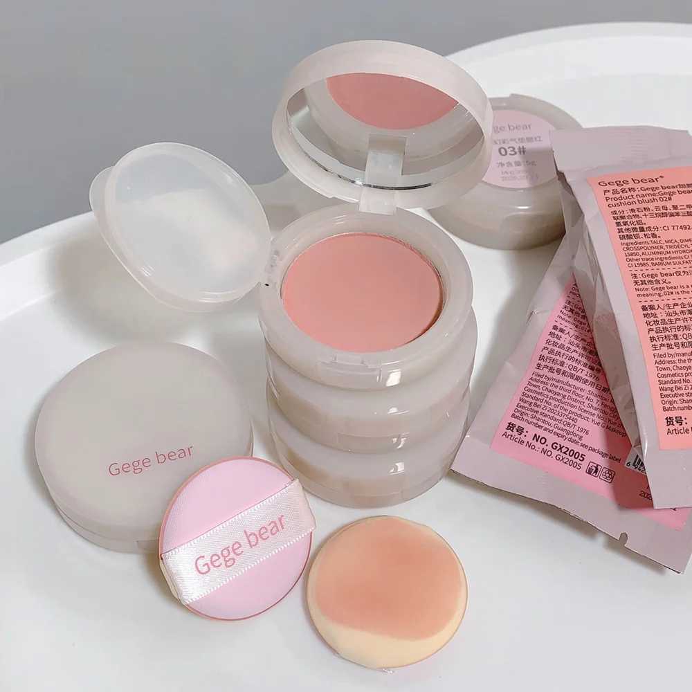 Sweet Color Gege Bear New Design Cushion Blusher Matte Natural Brightening Long-lasting Makeup Powder Blush CreamXJ241111