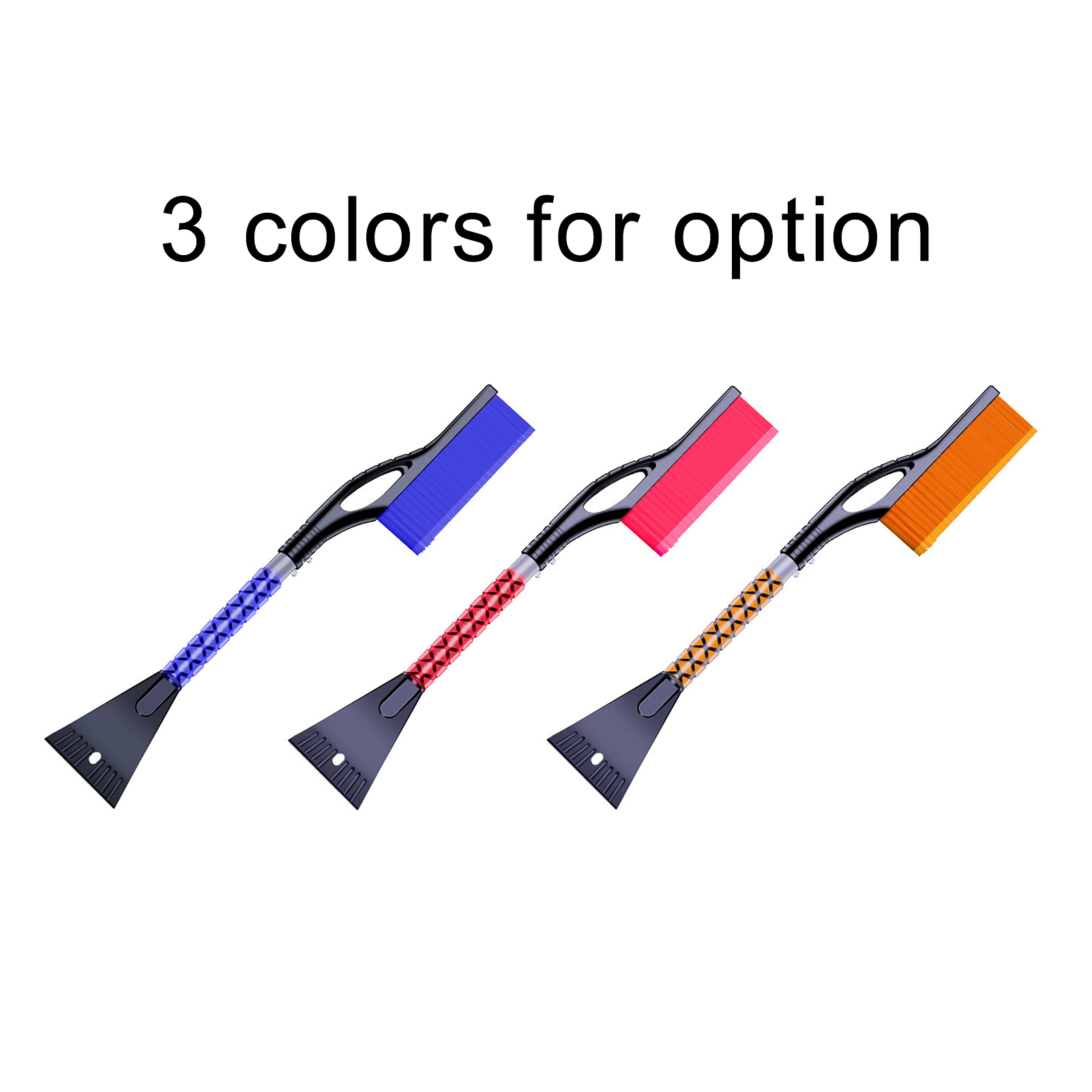 Car Ice Scraper Detachable Snow Remover Snow Brush Multifunctional Ice Shovel Cleaning Tool Thickened EVA Handle ea243