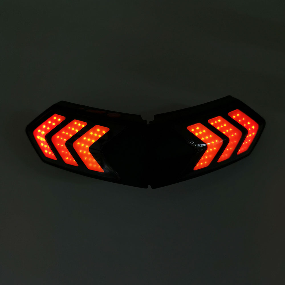 2023 Motorcycle Helmet Night Light Strip Safety Signal Warning Light Universal LED Motorbike Helmet Taillight For Bicycle helmet