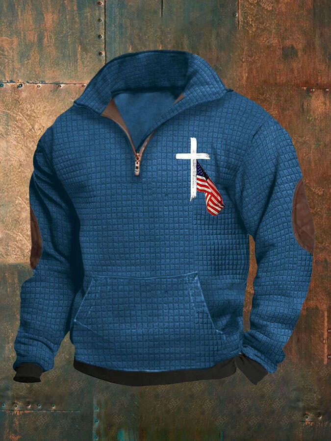 2023 Spring And Autumn Edition 3D Alphabet Hot Stamping High Collar Half Zipper Men's Hoodie