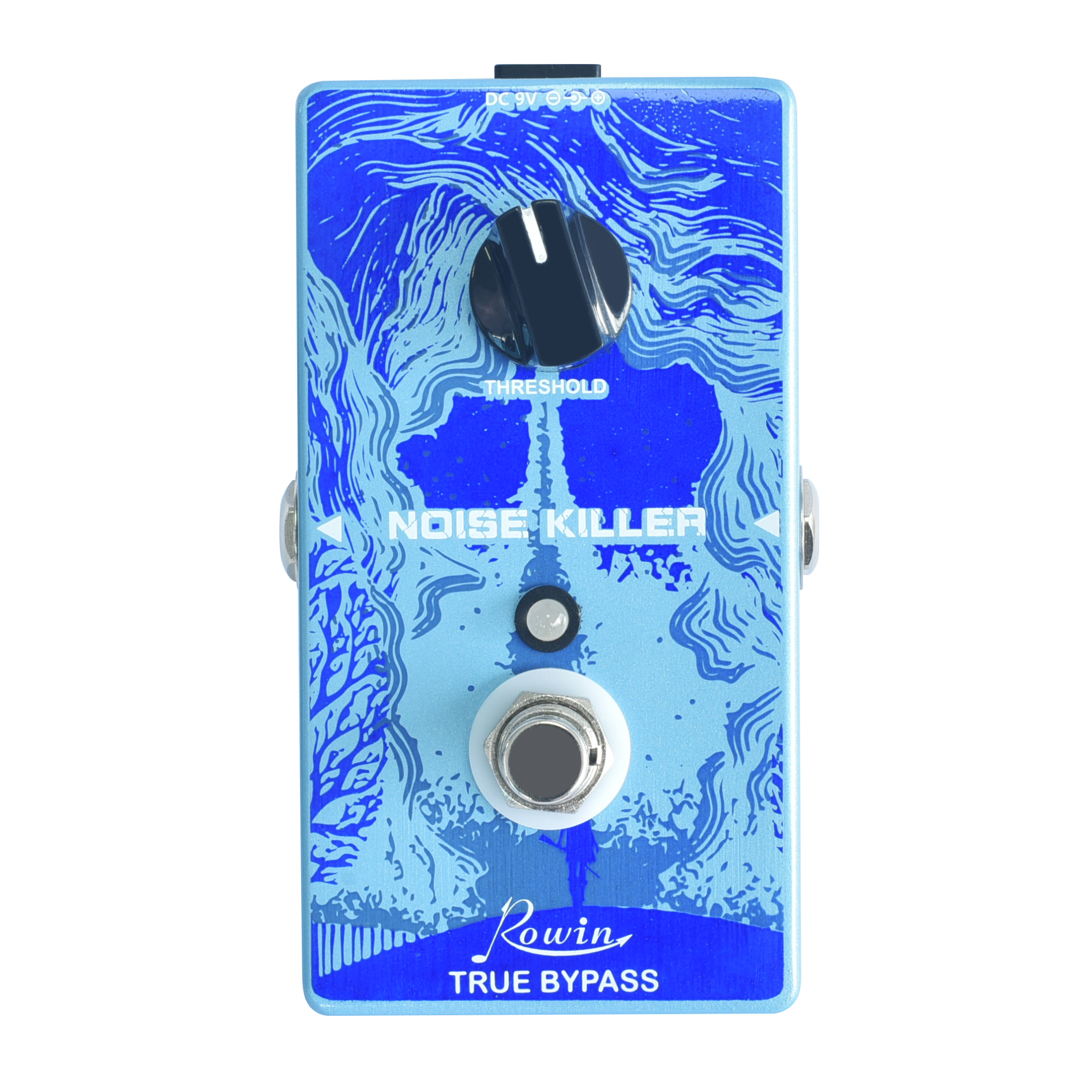 Rowin RE-01/02/03 Tape Delay Vibrock Noise Killer Guitar Effect Pedal With 2 Modes In One Block Ture Bypass Full Metal Case