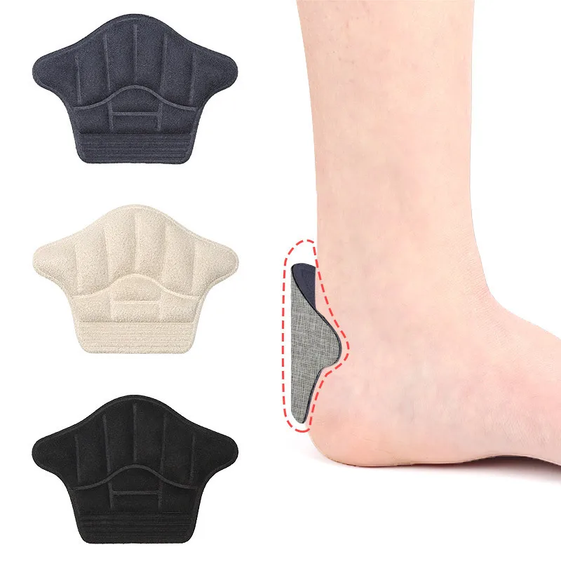 New Insoles for Sport Shoes Protector Heels Sticker Sneakers Adjust Size Heel Liner Grips Pain Relief Patch Foot Care Inserts