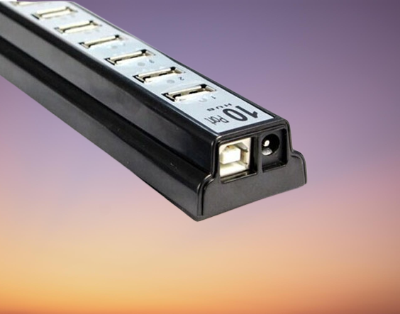 10 Port HiSpeed USB 20 HubPower Adapter for PC Laptop Computer mice keyboard external drives use USB HUB 20