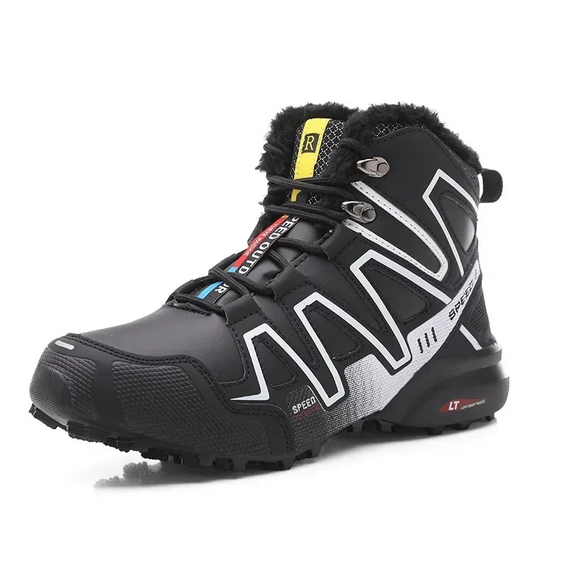 Hiking for Winter Warm Snow Outdoor Non Slip Sneakers High Quality Comfor Men Walking Shoes Waterproof Boots 241111