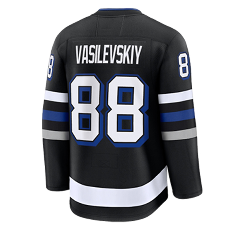 86 Nikita Kucherov Jersey Andrei Vasilevskiy Lightning Jersey Brayden Point Erik Cernak Brandon Hagel Steven Stamkos Emil Lilleberg Tampa Bay Hockey J
